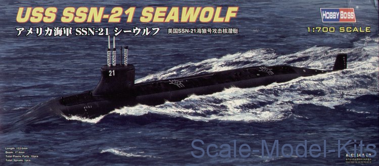 Hobby Boss - USS SSN-21 Seawolf Attack Submarine - plastic scale model ...