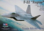 Fighters: 1/72 Hobby Boss 80210 - F-22A "Raptor", Hobby Boss, Scale 1:72