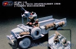 HF554 WWII US Truck driver/Gunner crew with accessories (resin)