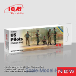 Acrylic paints set for US Helicopter Pilots (Vietnam War), 6 pcs