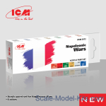 ICM3072 Acrylic paints set for Napoleonic Wars, 6 pcs