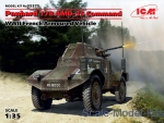 Army Car / Truck: Panhard 178 AMD-35 Command, WWII French armoured vehicle, ICM, Scale 1:35