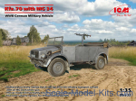 ICM35502 Kfz.70 with MG-34 WWII German military vehicle