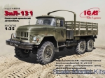 Army Car / Truck: ZiL-131, Soviet Army Truck, ICM, Scale 1:35