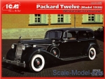 Army Car / Truck: Packard Twelve (Model 1936) with passengers, ICM, Scale 1:35