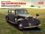 ICM35537 Typ 320 (W142) Saloon, WWII German Staff Car