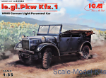 ICM35581 German Light Personnel Car le.gl.Einheits-Car Kfz.1, (WWII)