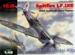 Fighters: Spitfire LF.IXE WWII Soviet fighter, ICM, Scale 1:48