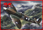 Fighters: Spitfire Mk.VIII WWII British fighter, ICM, Scale 1:48