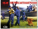 Pilots: WWII RAF pilots and ground personnel, ICM, Scale 1:48