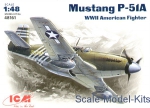 ICM48161 Mustang P-51A WWII USAF fighter