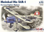 ICM72193 Heinkel He-51 A1 German fighter-biplane