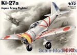 Fighters: Ki-27a Japan army fighter, ICM, Scale 1:72