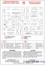 Soviet air-to-surface aircraft armament