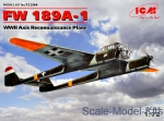 Fighters: German reconnaissance plane Fw 189A-1, WWII, ICM, Scale 1:72