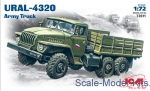 Army Car / Truck: Ural-4320 Soviet Army cargo truck, ICM, Scale 1:72