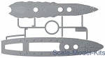 WWI German Battleship “König”, full hull and waterline