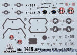 JSF Program X-32A and X-35B (two kits in the box)