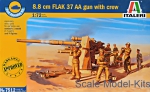 IT7512 8.8 cm Flack 37 AA gun with crew