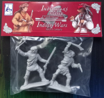 Indian Wars, XVIII century. 2 figures in the set