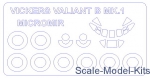 KVM14377 Mask for Vickers Valiant Mk.1B and wheels masks (Micro-mir)