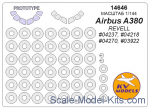 KVM14646 Mask 1/144 for Аirbus A380 (prototype mask) (REVELL)