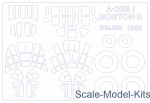 KVM48039 Mask for Douglas A-20B / Boston II and wheels masks (Italeri)