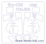 KVM48209 Mask for Bo-105 / PAH-1 / VBH (Italeri/Revell)