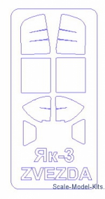 KVM72027 Mask for Yak-3