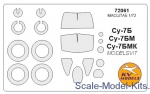 KVM72061 Mask for Su-7 and wheels masks (ModelSvit)