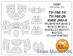 KVM72067 Mask for Tupolev Tu-16 (Trumpeter)