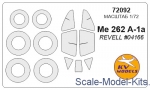 KVM72092 Mask for Tupolev Me-262A (Revell)