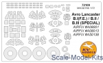 KVM72109 Mask for Avro Lancaster B.III (Special) the Dambusters / B.I(F.E.) B.III (Airfix)