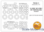 KVM72141-01 Mask for C-123 Provider and wheels masks (Roden)