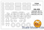 Decals / Mask: Mask for Kamov Ka-226 "Seryoga", KV Models, Scale 1:72