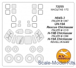 KVM72255 Mask for H046-3 Horse / H-19 Chickasaw / S-55 and wheels masks