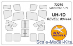 KVM72270 Mask for UH-1D (Revell)