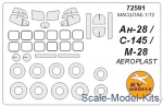 KVM72591 Mask for Antonov An-28 and wheels masks (Aeroplast)