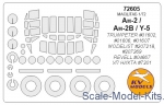 KVM72605 Mask for Antonov An-2 and wheels masks (Trumpeter)