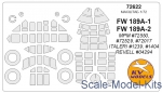 KVM72622 Mask for Fw-189A1/A-2 and wheels masks (MPM)