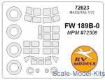 KVM72623 Mask for Fw-189B-0 and wheels masks (MPM)