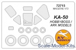 KVM72715 Mask for Kamov Ka-50 and wheels masks (Hobby Boss)