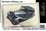 Army Car / Truck: German military car Typ 170V Tourenwagen, 1937-1940, Master Box, Scale 1:35