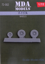 Detailing set: Wheels for F-117A, MDA models, Scale 1:72