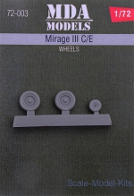 MDA72-003 Wheels for Mirage III C/E