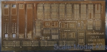 Photo-etched parts: Detailing set for SR-71 Blackbird. Grids, Metallic Details, Scale 1:72