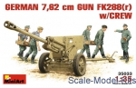 MA35033 FK288r German 76,2mm gun with crew