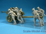 Soviet artillery crew on maneuver