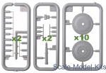 SU-85 Soviet self-propelled gun. Interior kit