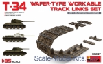 Detailing set: T-34 Wafer-type workable track links set, MiniArt, Scale 1:35
